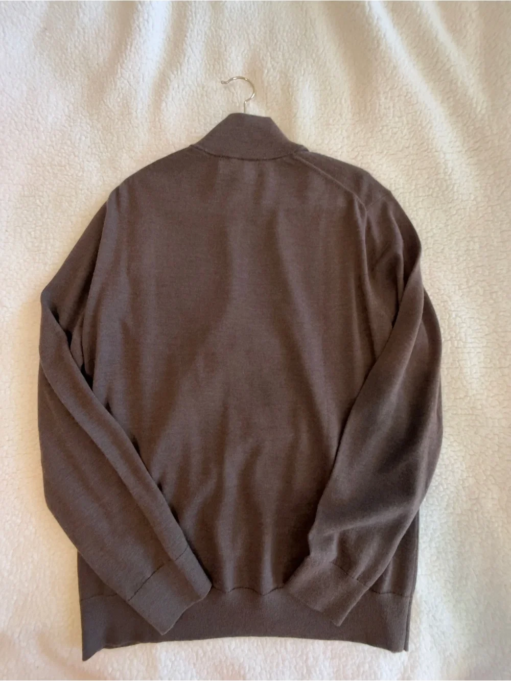 Banana Republic Men's Italian Merino Yarn Sweater in Brown